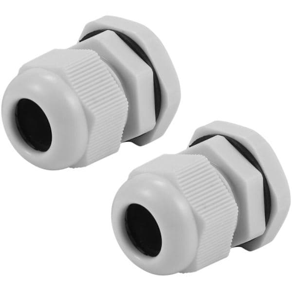 5 x M20 White Cable Gland Lock for Waterproof Compression Cable 20mm