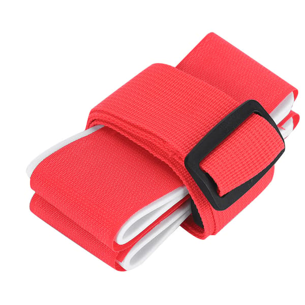 Ski Snowboard Shoulder Carrier Nylon Strap Holder Snowboard Accessories (Red)