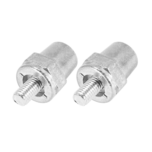 Et par batteripoler til sidemontering af zinklegering, passer til 8 mm positiv (+) eller negativ (-) batteri