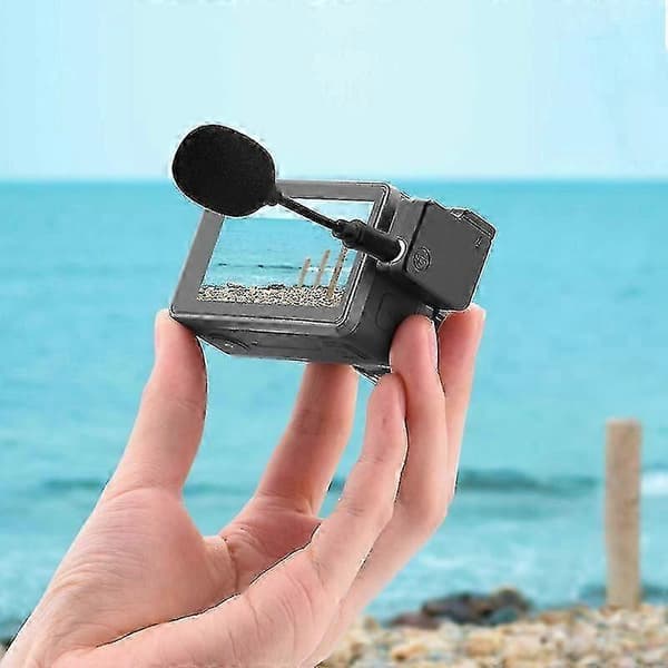 3,5 mm Mini Mikrofon In-line Tre Poler Kort Mikrofon Til Osmo Pocket Action Kamera