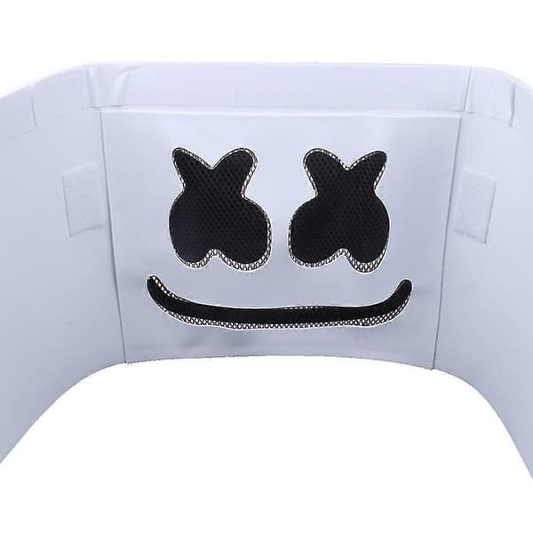 Musikkfestival DJ Maske Marshmello Hjelm Cosplay Rekvisitter