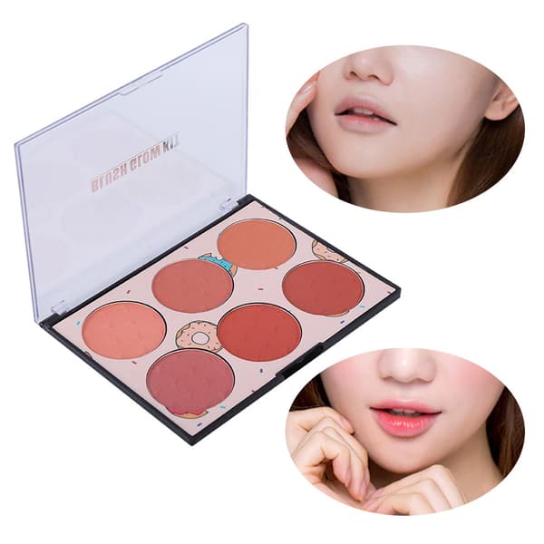 6 Colors Face Makeup Blush Long-lasting Waterproof Sweat-proof Cosmetics N01#