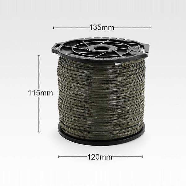 Outdoor Multifunctional Spool 9-core Paracord Rope 4mm Thick Binding Rope Clothesline Tent Wind Rope Climbing Rope