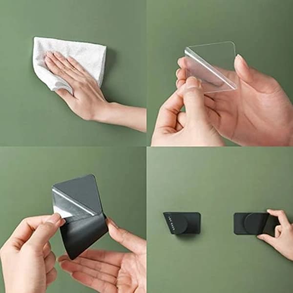 3-pack Lid Holder, Wall Mounted Organizer for Lids, Pans and Utensils, Self-Adhesive, for Home, Kitchen and Restaurant
