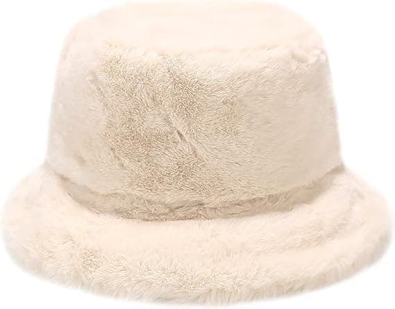 Mjuk och varm bucket hat för damer, vinter