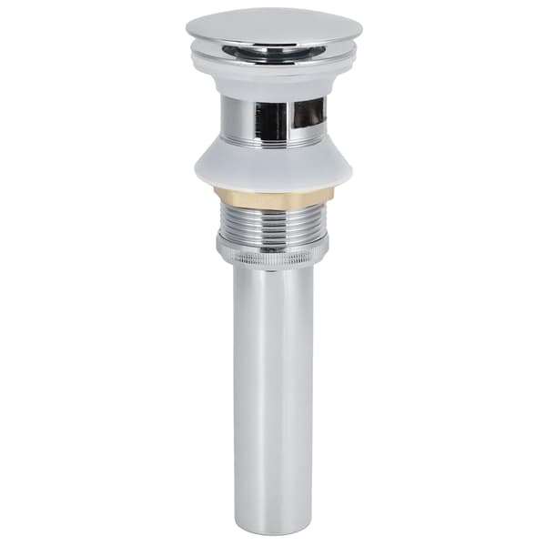 Bathroom Drain Electroplating Popup Sink Drain Stopper Non-Overflow (Popup with hole) 0.4