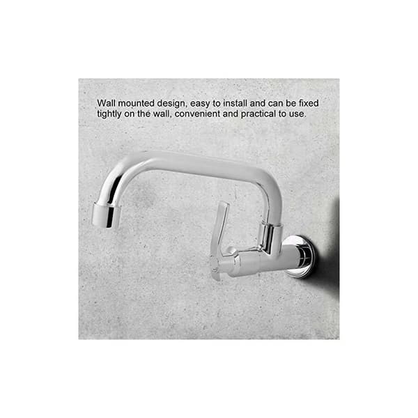 Kitchen Faucet G1/2in Wall Mounted Single Cold Water Tap Home Accessory