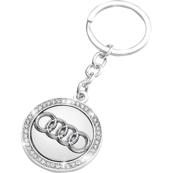 Audi nøglering bil logo nøglering diamant tilbehør passer til