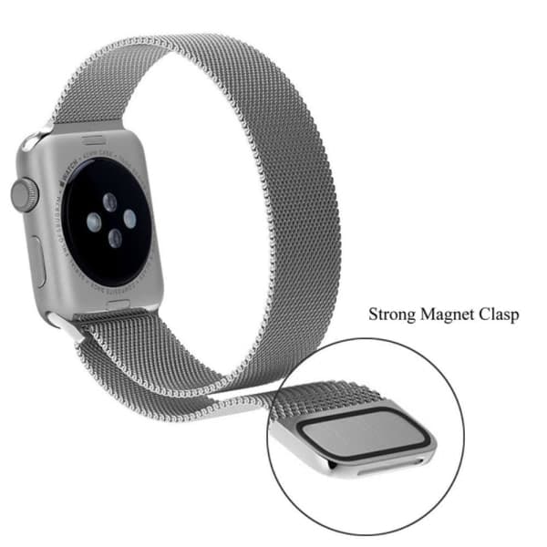Loop-metalliranneke Apple Watchille