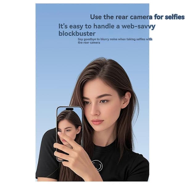 Magnetisk vlogg-selfieskärm för mobiltelefon
