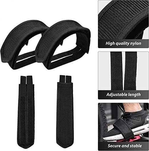 1 par sykkelpedalstropper Pedal tåklipsstropper tape for fast gir