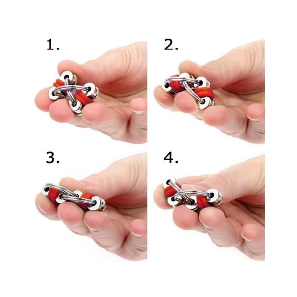 Flippy Chain Fidget Legetøj Stressaflaster - Perfekt til ADD, ADHD, angst og autisme (3-pak)[YJD]