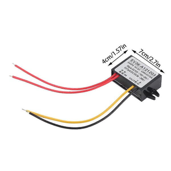 AC 10-28V til DC 12V Buck Converter AC DC Step Down Strømforsyningsmodul (3A) szrh21