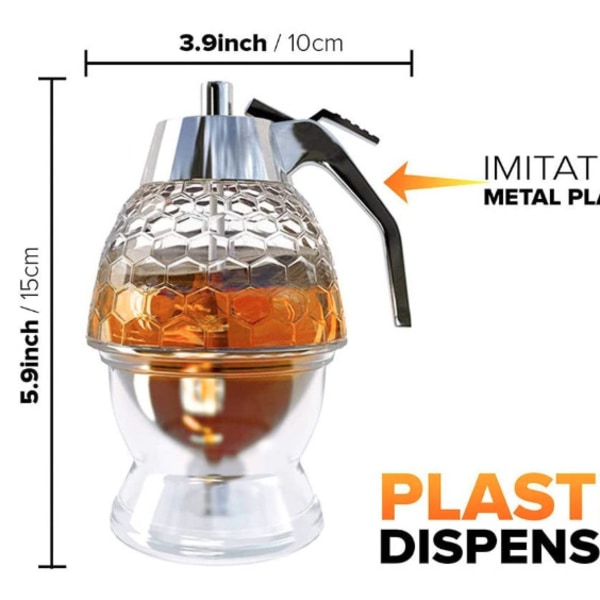 1 st sirapdispenser juice honungsdispenser burk