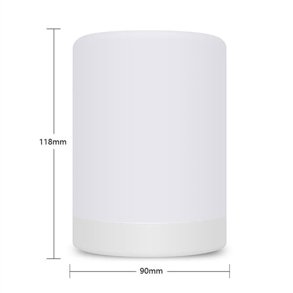 Rechargeable induction night light for the bedside table, LED touch charging sm