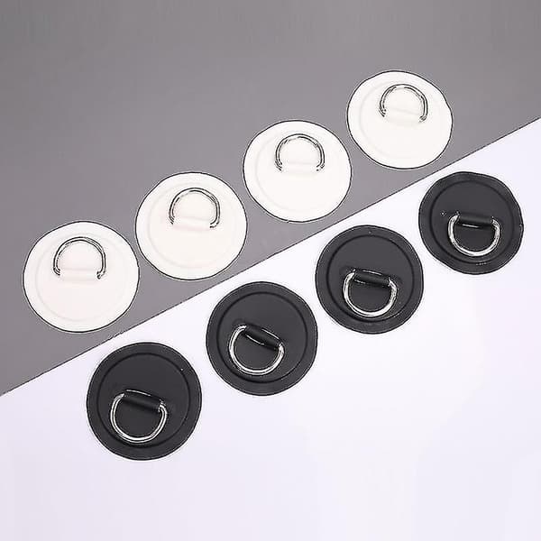 4 stk. Surfbræt Jolle Båd PVC Patch D Ring Dæk Rigging Sup Rund Ring Pad Ha