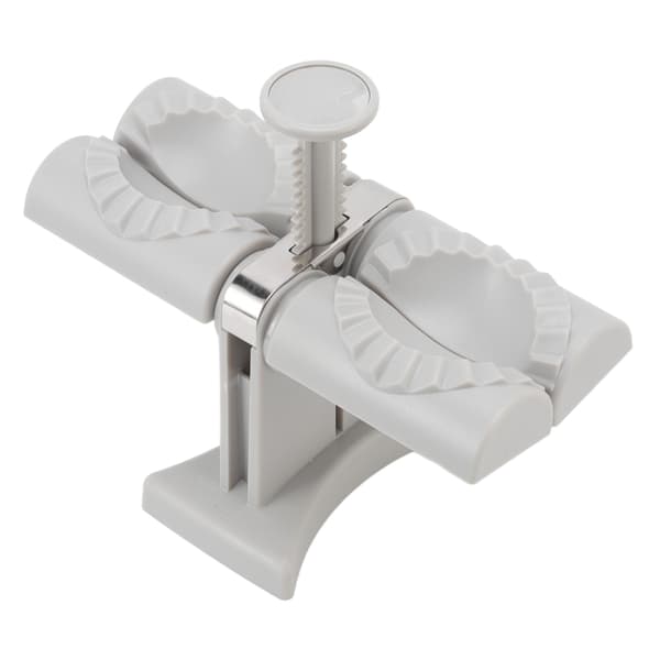 Dumplingmaskin Automatisk ABS og rustfritt stål Dobbelthode Dumpling Maker for hjemmekjøkkenet