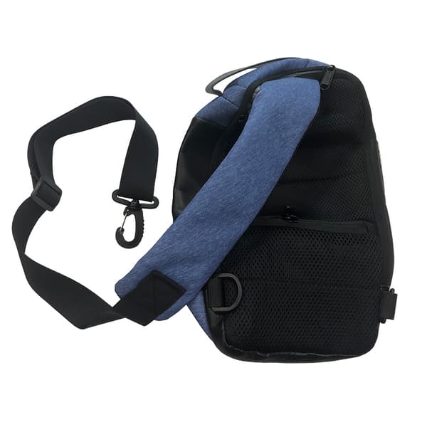Crossbody Bag with Water-Repellent Fabric Blue Blue Blue