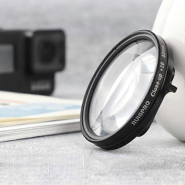 52mm 10X Nærbillede Linsefilter til GoPro HERO 7/6/5 12 12