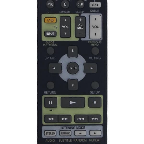 Fjernkontroll Erstatning RC-607M for Onkyo Receiver TX-NR708 TX-SR503 H A1 [DB]