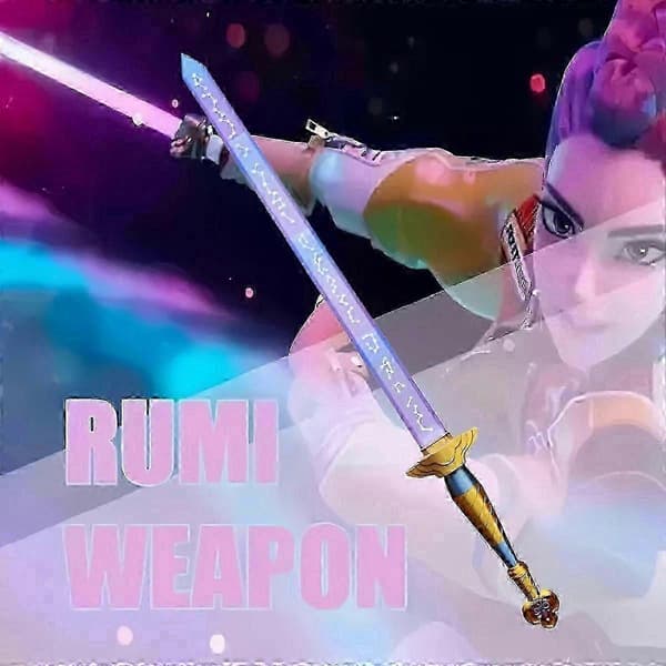 Retractable Rumi Sword for Female Group Cosplay, New Arrival