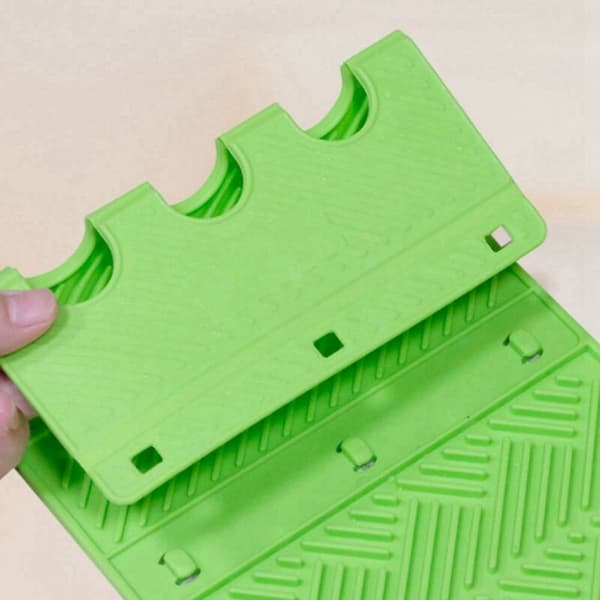 Kitchen Mat Storage Rack Cutting Board Silicone Chopsticks Spoon Pot Lid Spatula Shelf Drain Utensil Rack C