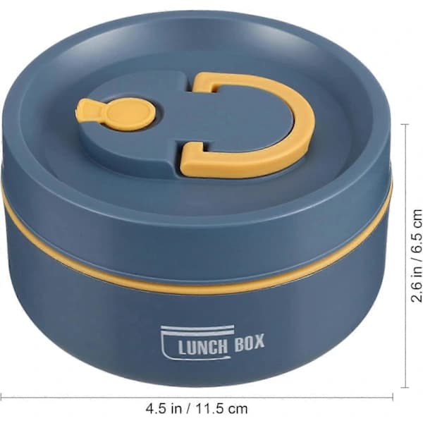 Bento Lunchlåda Läcksäker Japansk Varm Lunchlåda Rostfritt Stål Matlåda Matbehållare för Vuxna Barn Studenter Kontor