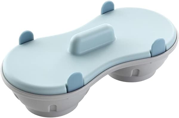 Mikroaaltouunin munankeitin, 2 kupin mikroaaltouunin munankeitin kannella (astianpesukoneen kestävä)