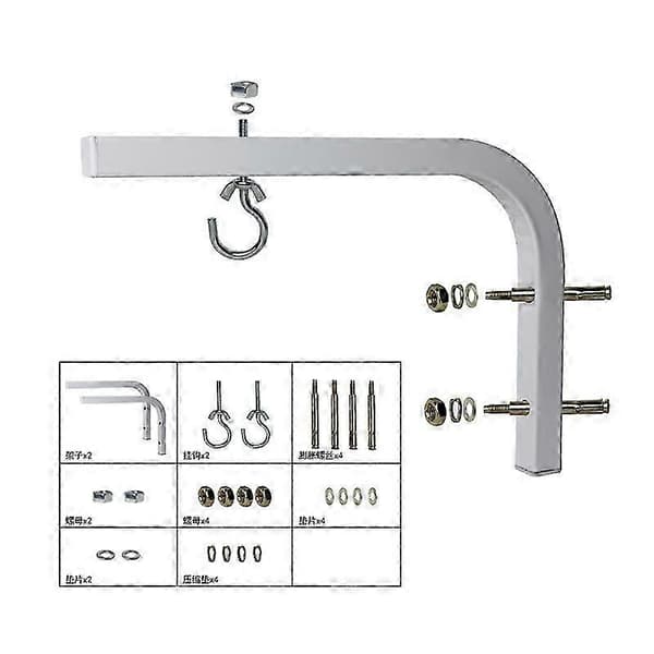 2025 1 Pair Projector Screen Hooks and Ceiling Mount Brackets for Projector Screen