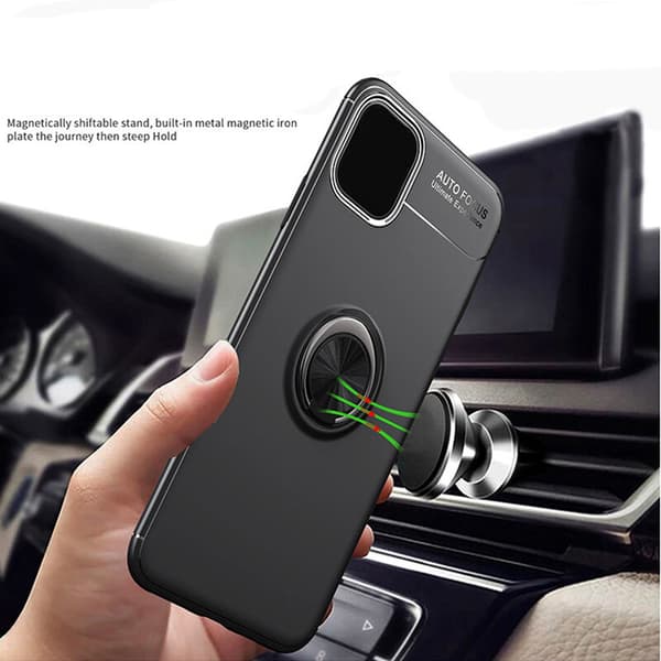 Beskyttende deksel for 12 TPU-deksel Magnetisk ringdeksel for 12, Støtsikkert TPU Slim Back Cover Case