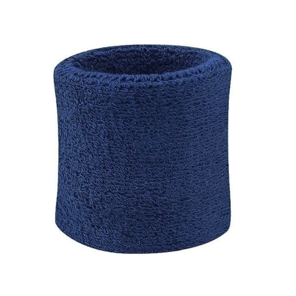 Svettband - Vristband - Korta [8cm] - Dubbelpack - Mörkblå Mörkblå