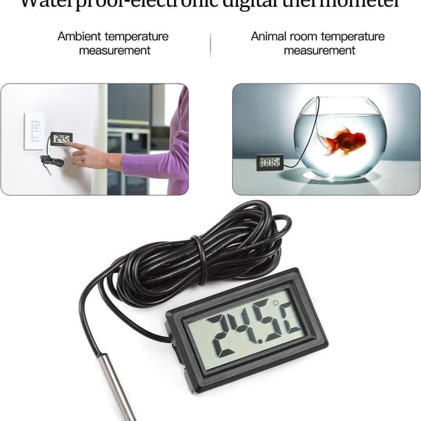 3 LCD-akvaariolämpömittarin sarja Digitaalinen lämpömittari KLB