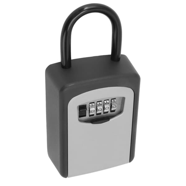 Key Box Large Capacity Wall Mounted Resettable 4-Digit Key Storage Security Box for House Keys