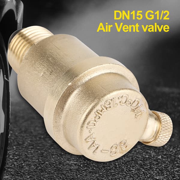 DN15 G1/2 Automatic Brass Air Vent Valve for Solar Water Heater Pressure Relief