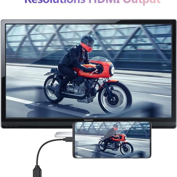 USB C till HDMI-adapter 4K för Mac OS, Typ C till HDMI-adapter