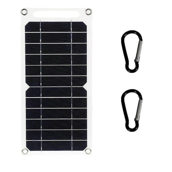 5V 6W Solcellepanel Bærbart Batteripanel Solcellelader Mobiltelefon Mobil Strøm For Utendørs Vandring Camping