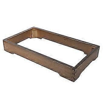 Minimalist Induction Cooktop Wooden Frame Base for Stable and Embedded Tea Kitchen Cooking Equipment