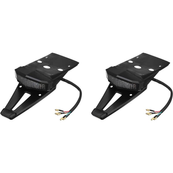 2X Motorsykkel Bakskjerm Bremselys Skiltlys