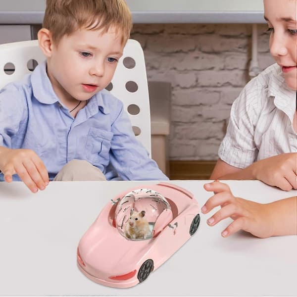 Lille Træningsbold til Dyr - Transparent Hamster Springbold, Legetøjshjul til Kæledyr