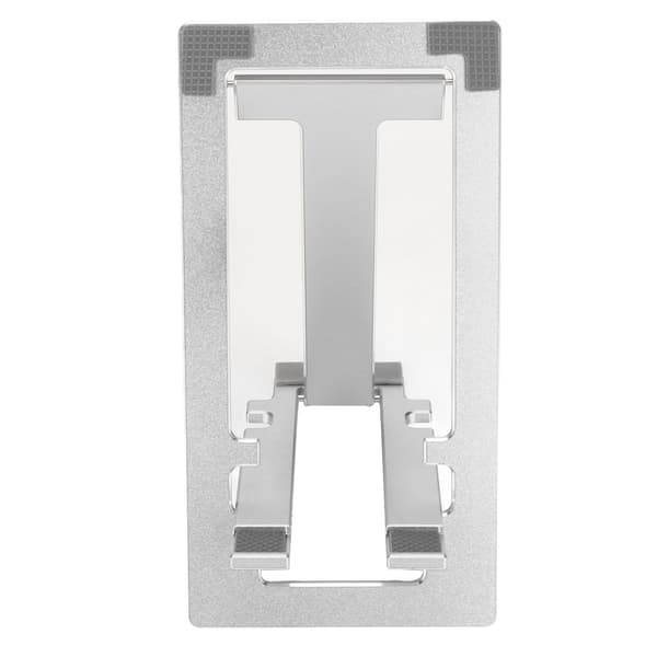Telefonhållare Vikbart bordsställ Aluminiumlegering Skrivbord Bärbar för Hemmakontor Silver