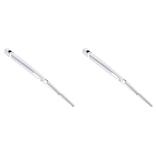 2X for H-1 Grand Starex I800 ILoad 2008-2020 Utvendig Tilbehør ABS Krom Bakruteviskerdeksel Trim