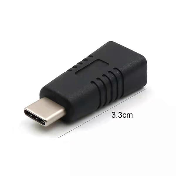 Mini USB naaras-tyyppi C urossovitin tukee latausta ja tiedonsiirtoa