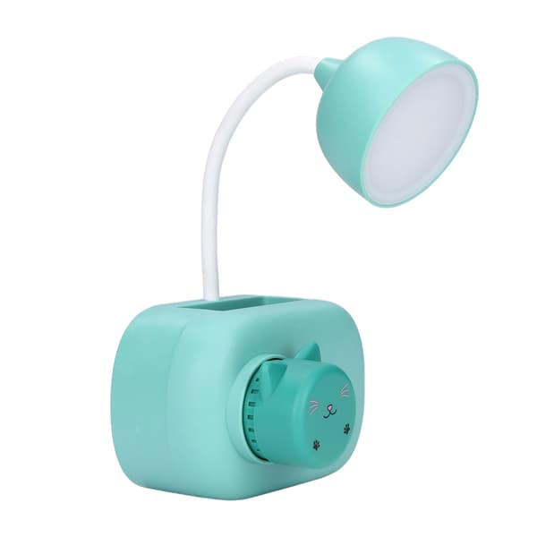 Table Lamp Flexible Hose Foldable Portable Stylish Lovely Lighting Tool for Dorms Office E39 Kitten Blue