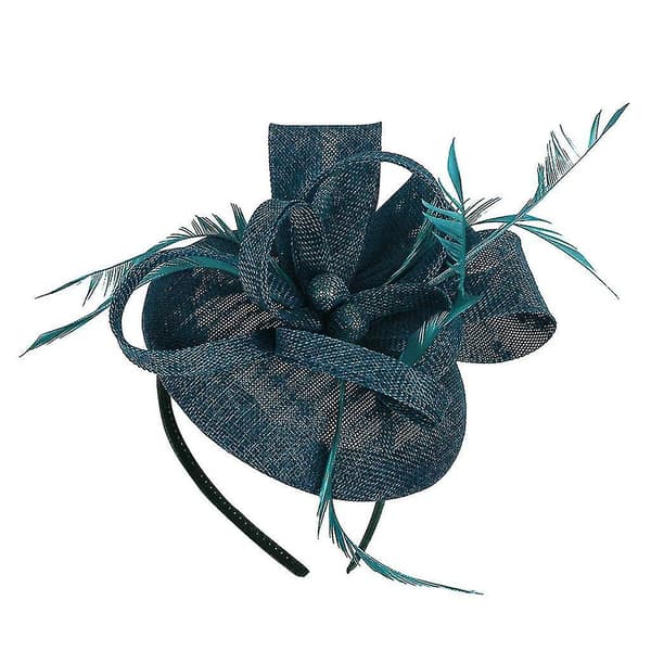 Naisten Clip Feather Fascinator (vihreä)