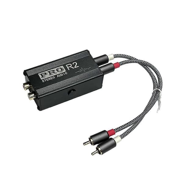 Jordloop Audio Isolator Audio Støyfilter RCA Støyreduserer Isolator Audio Signal Støyreduksjon