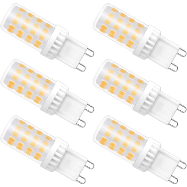 6-pack Dimbar G9 LED-lampor, 5W 52 Dioder-WELLNGS