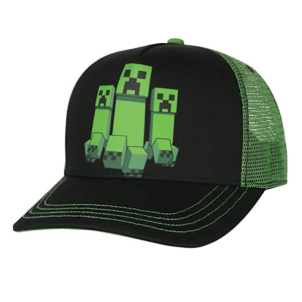 Minecraft Snapback Baseball-lippis Unisex Puuvillahattu Hengittävä Aurinkohattu