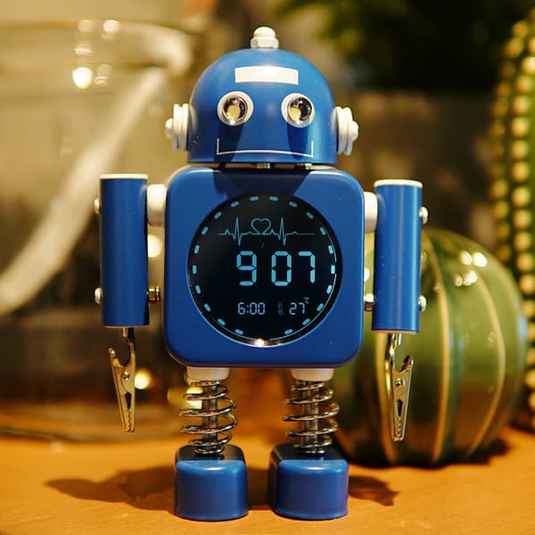 Vækkeur nyt børns intelligent LED vækkelampe lysende