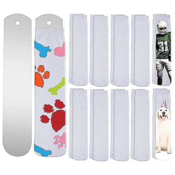 Blank Sublimation Sock Printable Sock With Dye Sublimation Sock Jig Dye Sublimation Jig For Diy Soc-Yvan