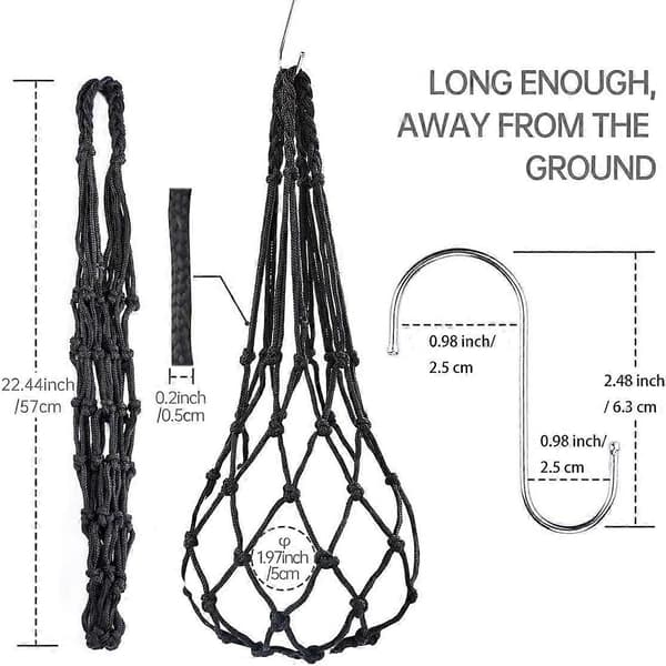 Chicken Vegetable Net Fruit Treat Snack Holder Hanging Feeder Coop Feeding Tool, 2 Pcs [DB]